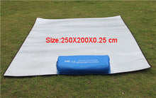 Load image into Gallery viewer, Ultralight Waterproof Camping Mat Picnic Blanket Beach Mattress Sleeping Pad Aluminum Foil EVA Foam Mat Outdoor Tent Footprint
