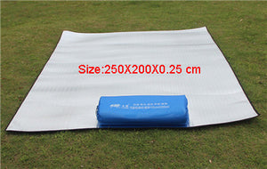 Ultralight Waterproof Camping Mat Picnic Blanket Beach Mattress Sleeping Pad Aluminum Foil EVA Foam Mat Outdoor Tent Footprint